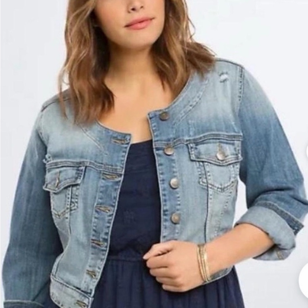 Torrid Blue Denim Jean Jacket